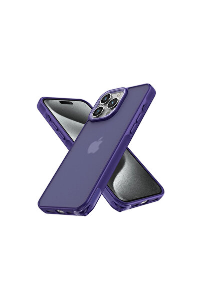eco port iPhone 15 Pro Case Elegant Cover - Deep Purple