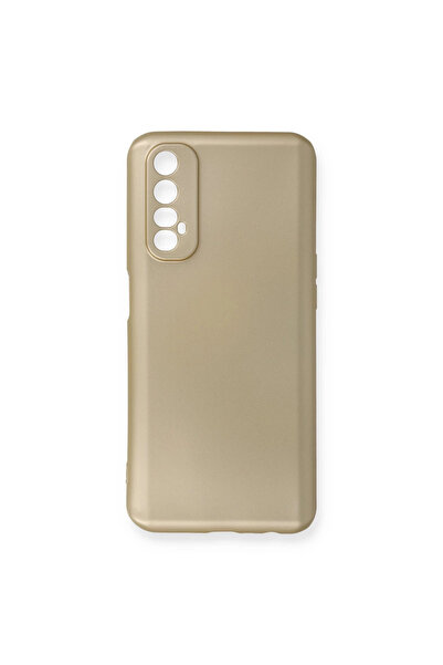 Marsilyan جراب ريلمي 7 أول سيليكون - ذهبي