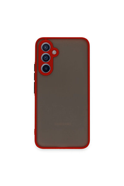 Marsilyan غطاء حماية سامسونج جالاكسي A54 5G من السيليكون مونتريال - أحمر