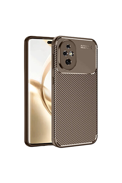 eco port Honor 200 Case Auto Focus Carbon Cover - Brown