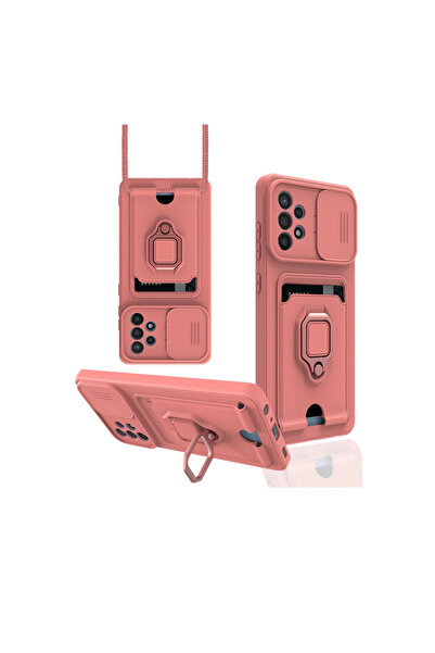 FREEDOM STOREE حافظة سامسونج جالاكسي A72 زوما مع حلقة سيليكون لبطاقة العمل - ...