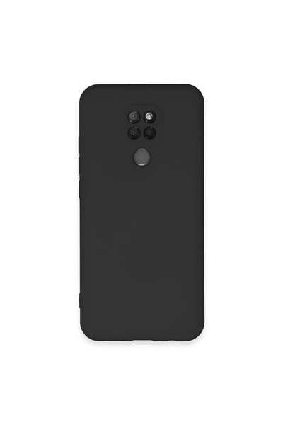 Marsilyan جراب جنرال موبايل جي ام 20 نانو مخملي من الداخل سيليكون - أسود