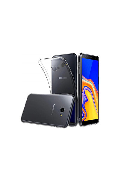 Marsilyan حافظة سامسونج جالاكسي J4 بلس سيليكون شفاف فاخر