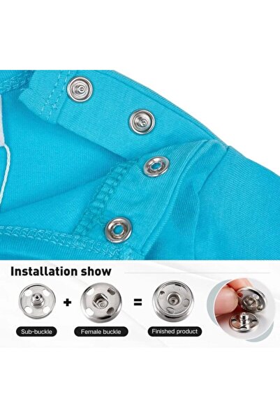 OEM Set of 100 metal staples with pliers for sewing and crafts