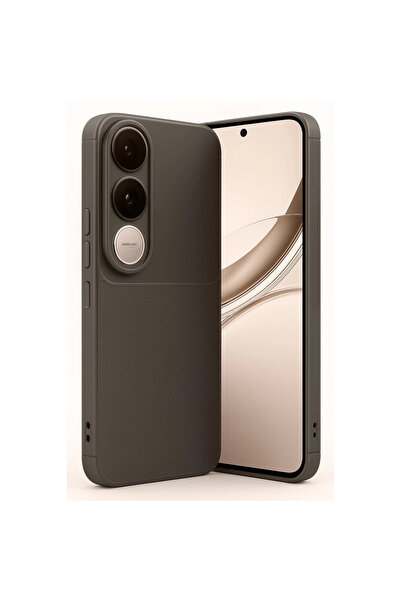 Marsilyan غطاء كربون فيفو V50 لايت 4G مع تركيز تلقائي - بني