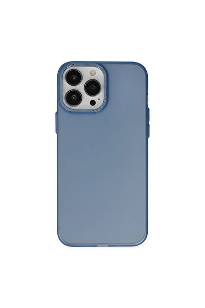 eco port Iphone 14 pro case modos metal cover - navy blue