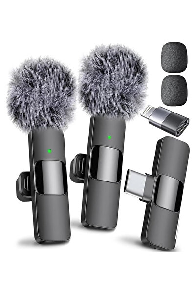 MMG Wireless Lavalier Microphone Compatible with iPhone/iPad/Android Phone