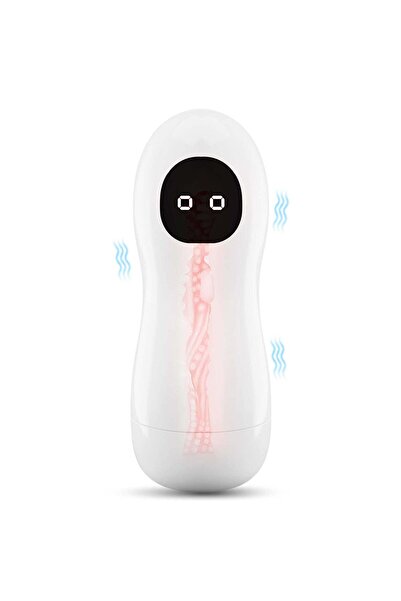 Obsessia ® JoyStick automat, cu vibratii puternice, din silicon moale, waterproof, alb