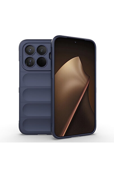 m.tk moveteck Xiaomi Mi 15t Pro Case Camera Protected Embossed Soft Colorful Silicone Cover Matte Feel Velvet Inside