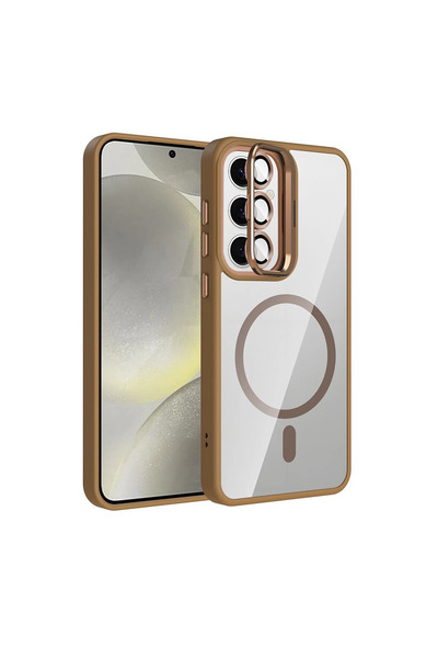 eco port غطاء جوكو لهاتف سامسونج جالاكسي إس 24 إف إي مع عدسة ريميم وحامل ماجس...