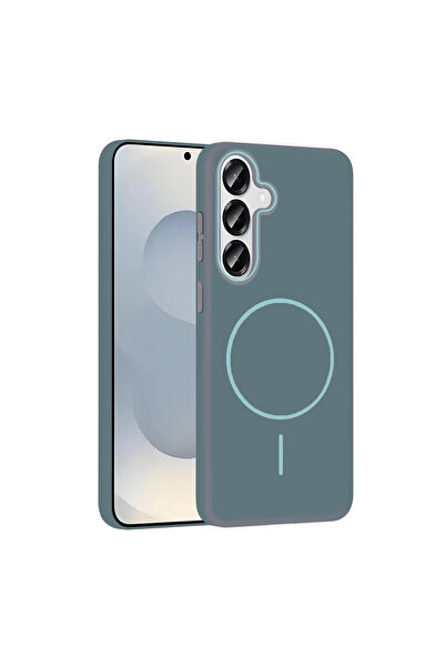 VINTESSY غطاء جوكو سامسونج جالاكسي إس 23 إف إي بروش ماج سيف - تركواز