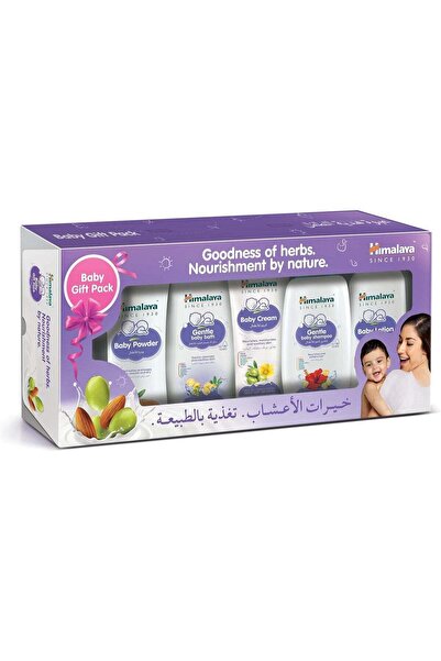 Himalaya Baby Care Gift Pack with Baby Shampoo, Baby Cream, Baby Lotion, Baby Powder And Baby Bath
