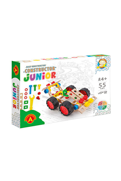 Alexander Toys Junior Constructor Game - Race car, 55 pieces, STEM game, 4+