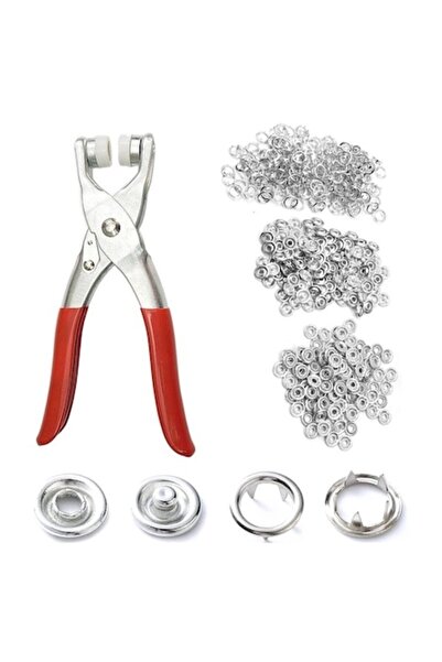 OEM Set of 100 metal staples with pliers for sewing and crafts