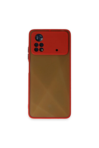 Marsilyan Poco X4 Pro 5g Case Montreal Silicone Cover - Red