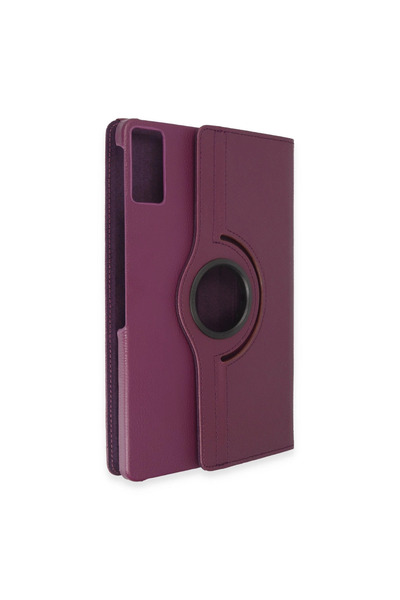 FREEDOM STOREE حافظة جلدية لجهاز شاومي ريدمي باد إس إي 360 درجة - لون البرقوق