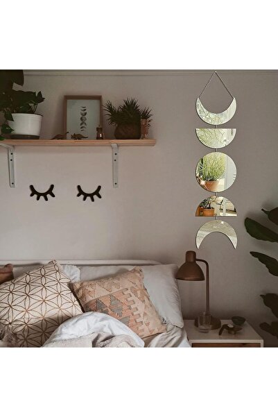 Generic Acrylic Golden Moon Glow Gold Moon Sculpture