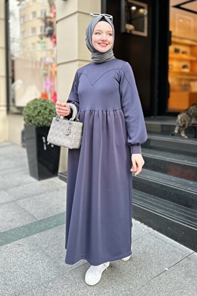 Kombinazon Ranas Cobalt Blue Scuba Dress