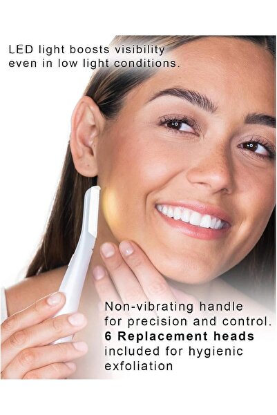 Flawless Dermaplane GLO Lighted Facial Exfoliator and Hair Remover