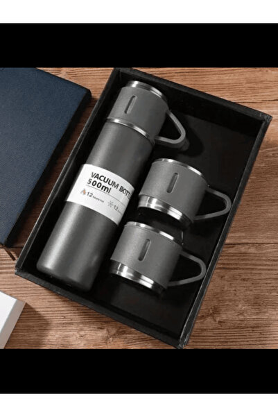 OEM SET TERMOS CU 2 CANI EXTRA, PERETE DUBLU VACCUM