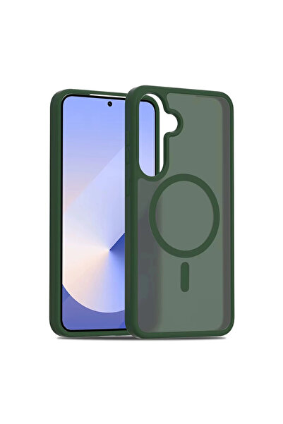 eco port غطاء جوكو سامسونج جالاكسي اس 25 بلس جوتا ماج سيف - أخضر داكن