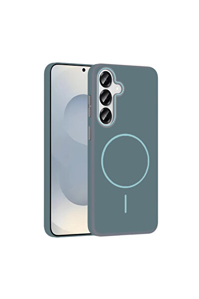 FREEDOM STOREE غطاء جوكو سامسونج جالاكسي إس 25 بروش ماج سيف - تركواز