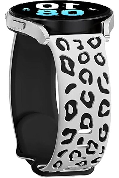 bbtech For Samsung Galaxy Watch 46mm/3 45Mm/Gear S3 Leopard Pattern Double La...