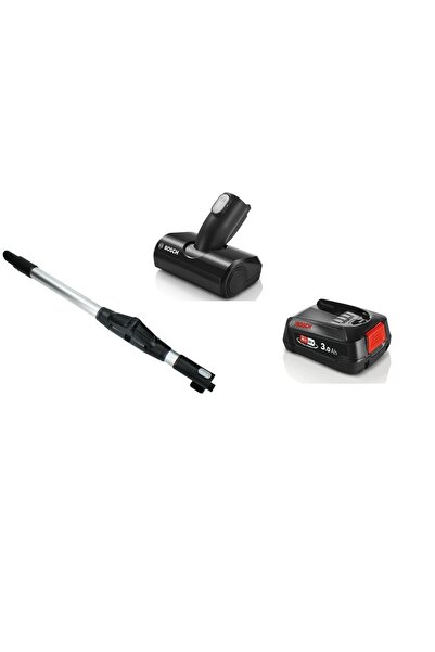 Bosch UNLİMİTED 6-7-8 SERİLERİ UYUMLU KIRILABİLİR BORU MİNİ TURBO FIRÇA 3 AH BATARYA 3LÜ SET