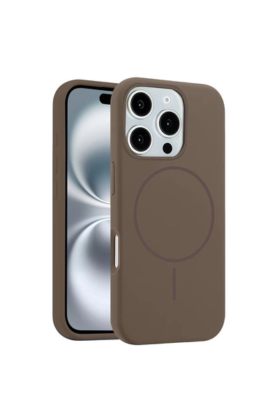 Marsilyan غطاء جوكو آيفون 16 برو جولي ماج سيف - بني