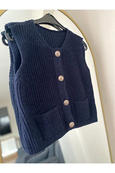 Tisya butik Düğmeli Cepli Hırka