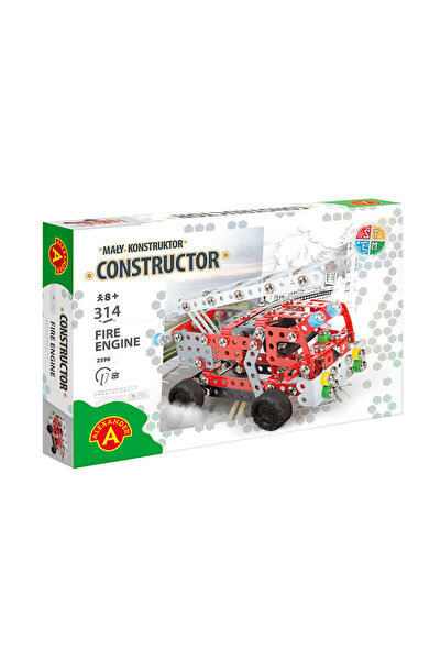 Alexander Toys Construction Game - Fire Engine, 314 pieces, STEM game, 8+