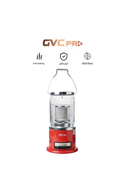 GVC PRO Round Heater GVCHT-2000 (Red)