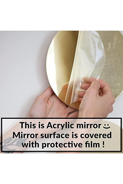 Generic Acrylic Golden Moon Glow Gold Moon Sculpture