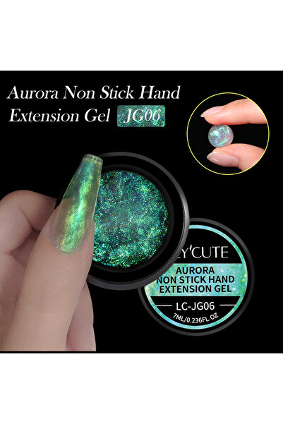 Born Pretty Aurora Solid Extension Nail Gel/Aura Işıltılı 3D Hamur Jel(JG06)-7ml
