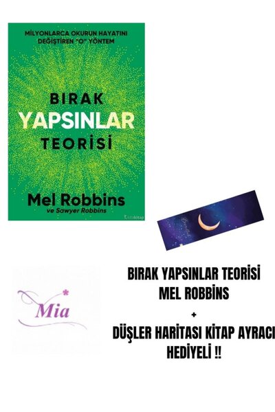 Nepal Kitap Bırak Yapsınlar Teorisi MEL ROBBİNS + DÜŞLER HARİTASI KİTAP AYRAC...