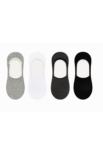 Plus Scorpion Men's Invisible Socks – Non-Slip Heel Silicone, Anti-Sweat Ballet Socks