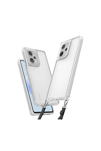 eco port حافظة ريدمي نوت 12 برو 5 جي من السيليكون - شفافة