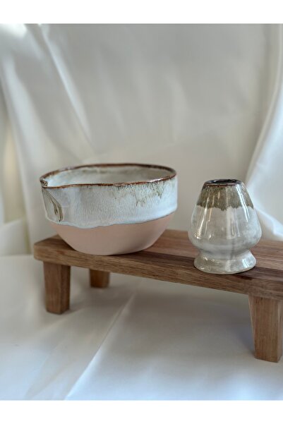 Vaveyla Sanat El Yapımı Stoneware Matcha Kase Seti | Seramik Matcha Bowl + Ch...