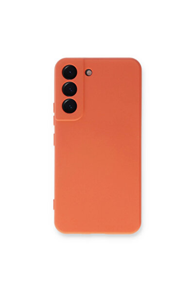 eco port Samsung Galaxy S23 Plus Case Nano Velvet Silicone Inside - Orange