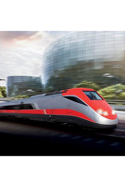 Lunix Electric Train with 4 Wagons – locomotive + 4 wagons, oval railway, for children