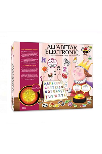 İDEA Joc de societate Alfabetar Electronic – joc educativ interactiv 3+ ani