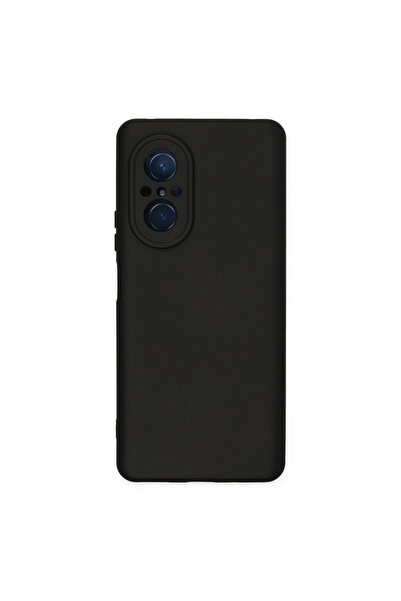 eco port حافظة هواوي نوفا 9 سي نانو اندرويد مخمل سيليكون - اسود مع حماية الكا...