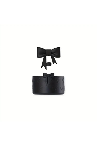 FESECRAFT Quencher Black Bow Protective Base and Protective Tip Thermos Accessory with Straw