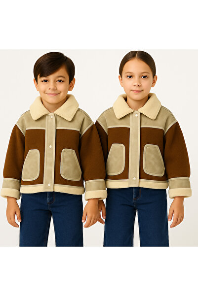 greenmoss Children's Coat with Fur Inside