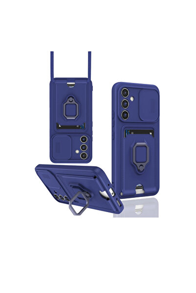 eco port حافظة سامسونج جالاكسي S23 Fe من السيليكون مع حامل بطاقات زوما - بالل...