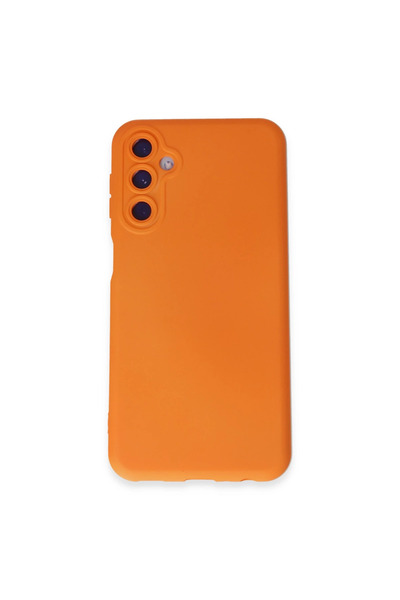 eco port Samsung Galaxy M14 5g Case Nano Velvet Silicone Inside - Orange