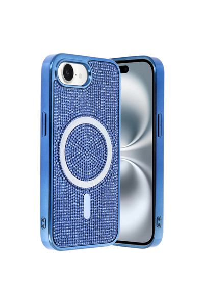 eco port غطاء هيلين ماجسيف لهاتف جوكو آيفون 16 - أزرق داكن