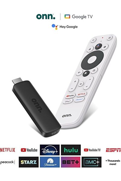 Generic ONN Android TV 2K FHD Streaming Stick Black (New Version) Original