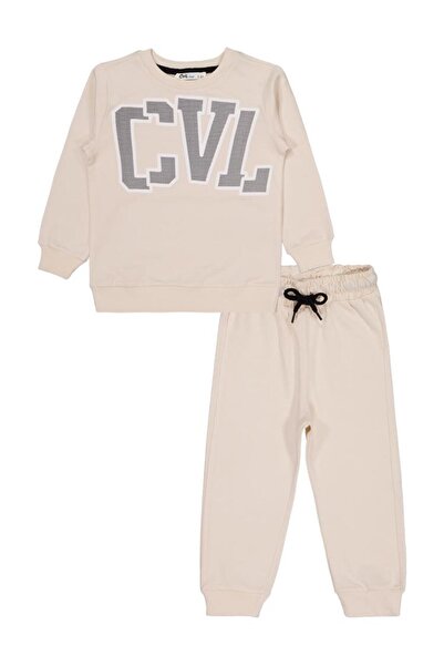 Civil Boys Cvl Printed 2-5 Years Old Set - Ecru 2-3 Years Old