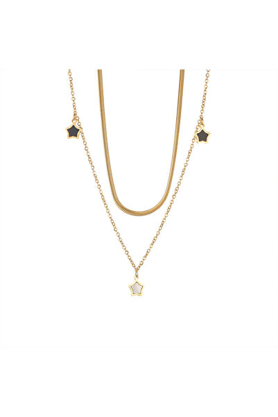 RAFINI Κολιέ Stellar - Επιχρυσωμένο με χρυσό 18 καρατίων, από ανοξείδωτο ατσάλι